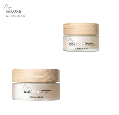 My bioLUXE Pure Almond & 4-in-1 Maske